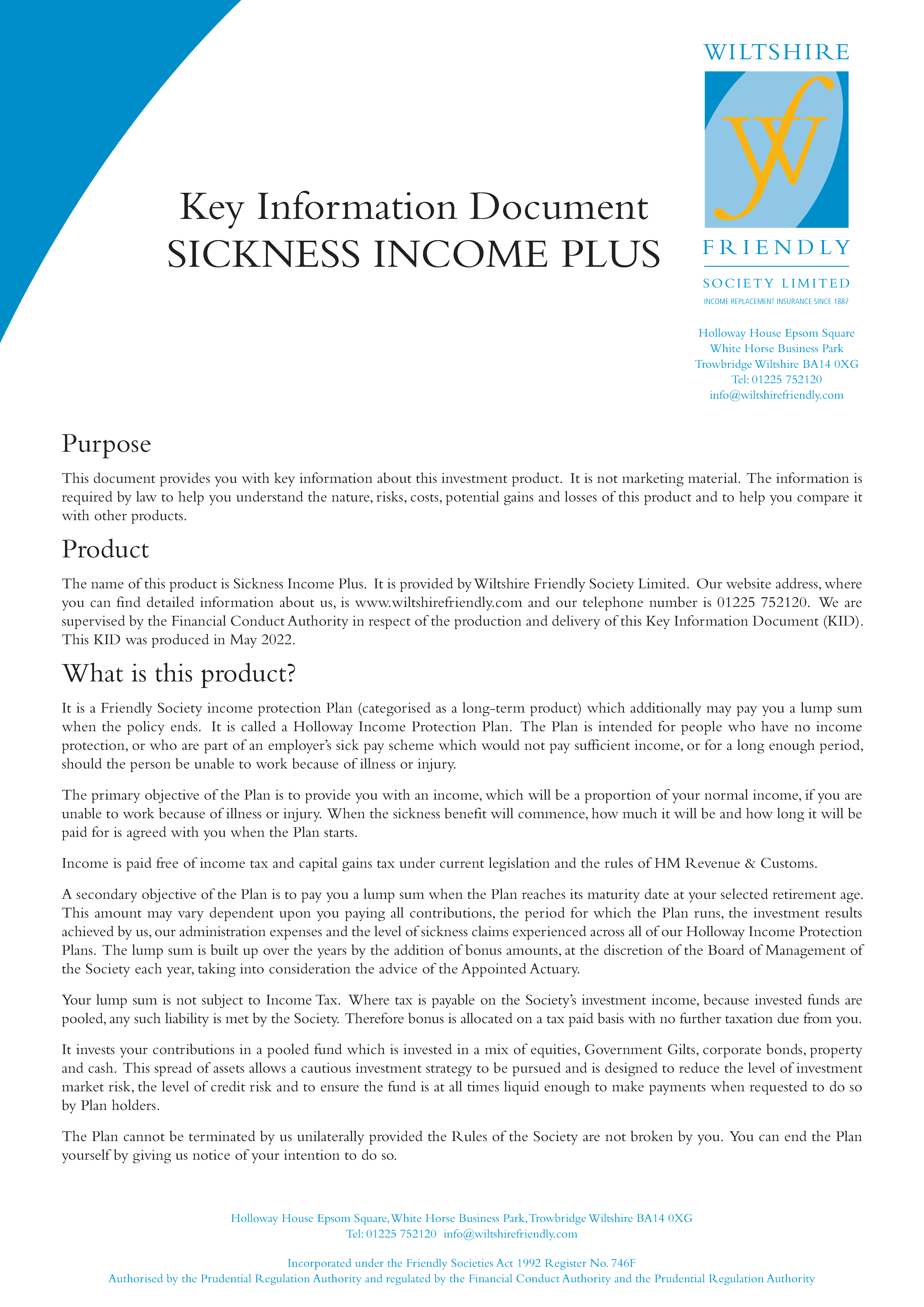 Key Information Document